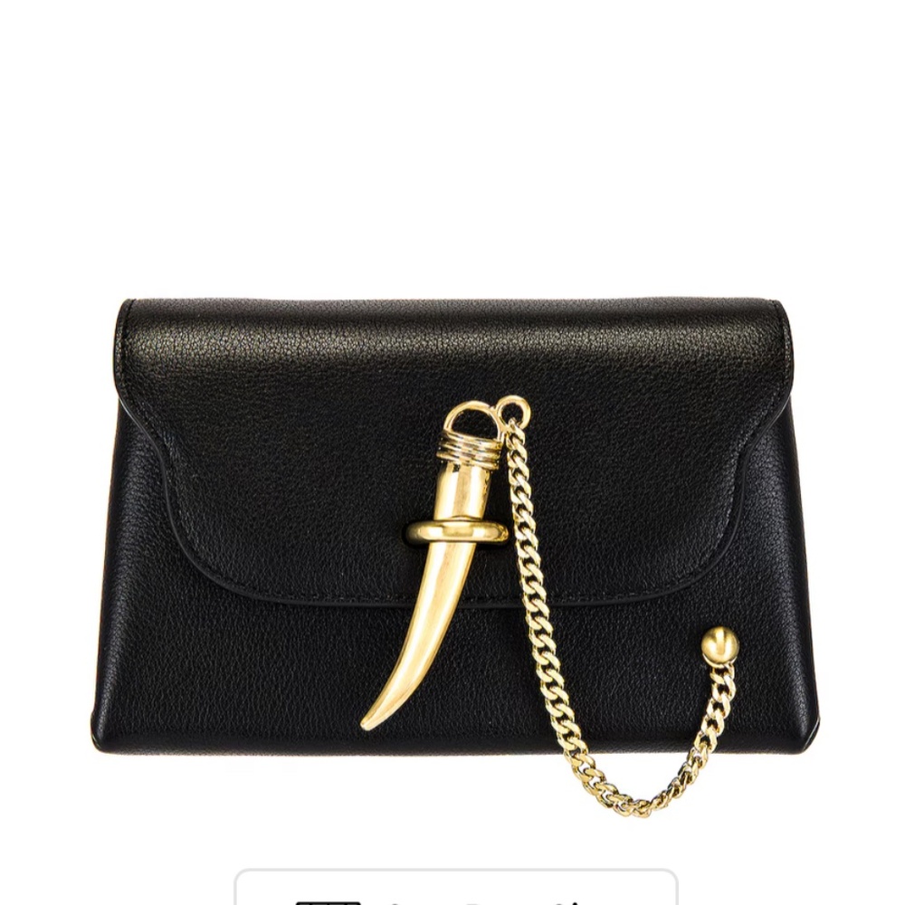 Sancia Anouk Tooth Bag in Black. **NWOT**